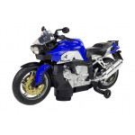 Motocykel na batérie - modrý